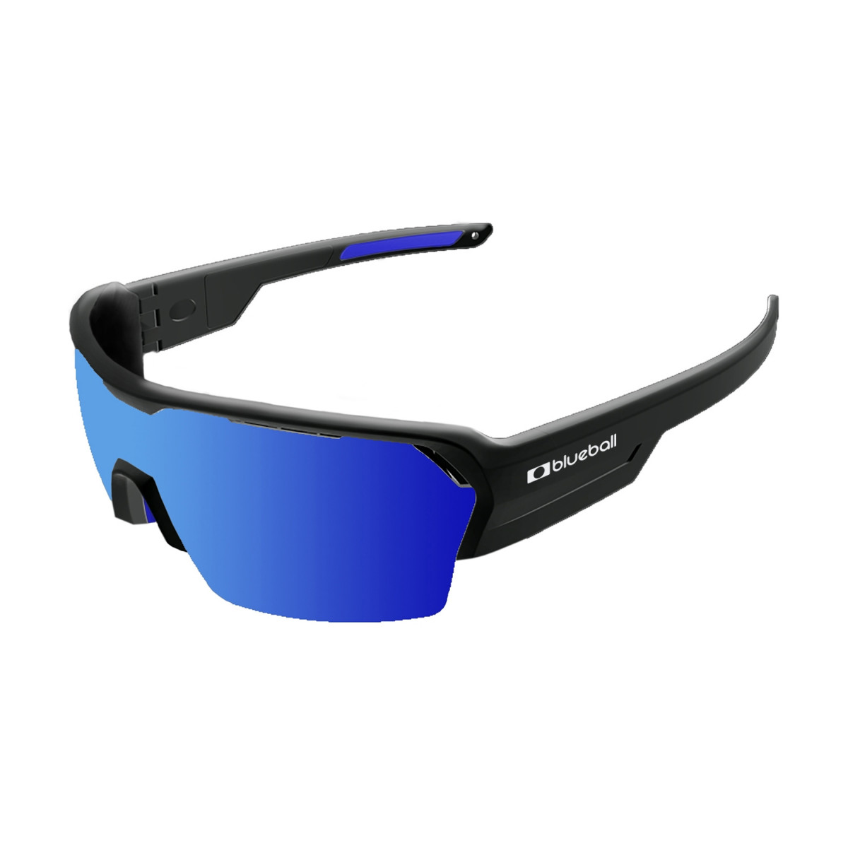 blue sports sunglasses