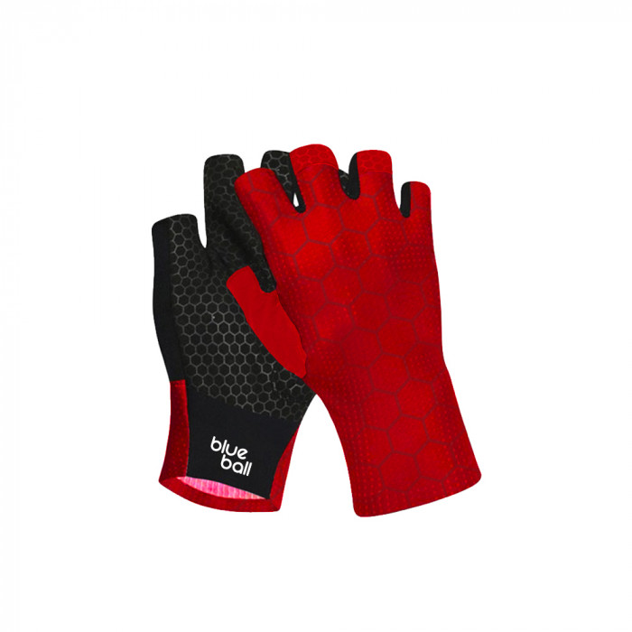 Red Half-finger gloves