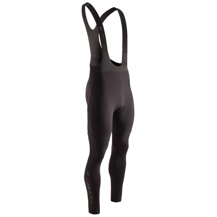 Men Black Bibshorts