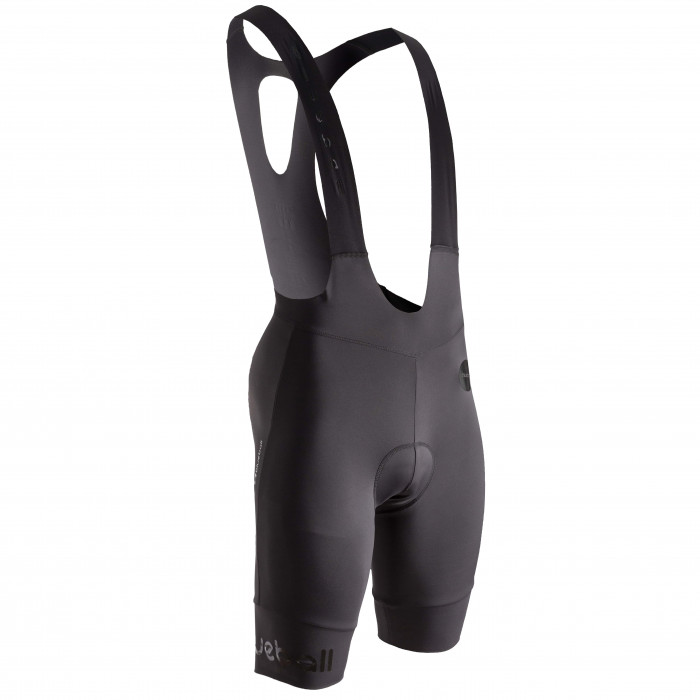 Men Black Bibshorts