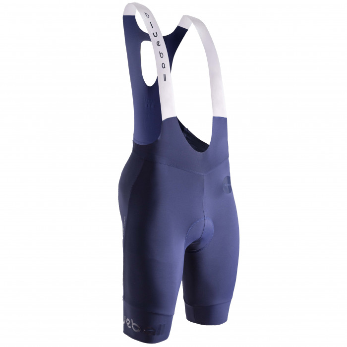 Men Blue Bibshorts