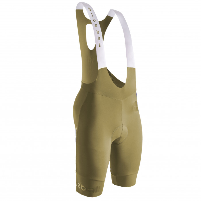 Men Khaki Bibshorts