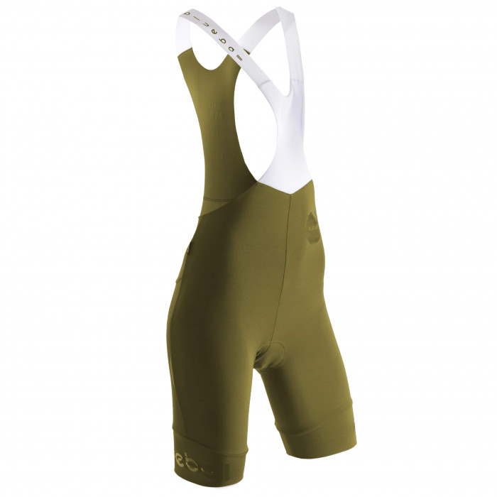 Woman Khaki Bibshorts