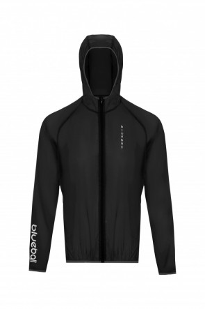 Storm black jacket with hood