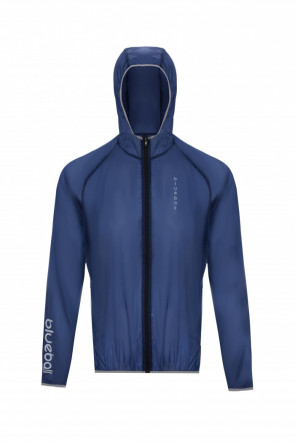 Storm blue jacket with hood
