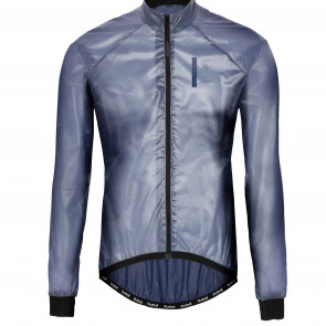 Windbraker Blue Navy Cycling jacket without hood
