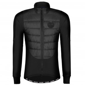 Men Black Cycling insulated jacket