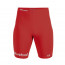watersport compression short pants for men front red