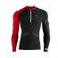 watersport compression tshirt long sleeve with zipper front