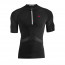 Watersport compression men tshirt with zipper front