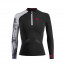 watersport tshirt long sleeve lady palm-black front