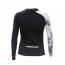 watersport tshirt long sleeve lady palm-black back